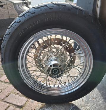 Harley Davidson softail achterwiel incl remschijf (nieuw) beschikbaar voor biedingen