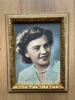 Grote goudkleurige fotolijst, jaren ‘50, Ophalen of Verzenden