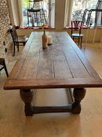 Antieke eikenhouten klooster tafel 19de eeuw, Antiek en Kunst, Ophalen