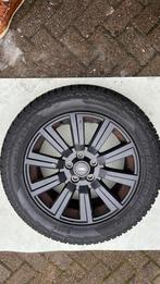 Land rover Discovery 4 zwarte velgen en winter banden zgan, 19 inch, Gebruikt, 255 mm, Banden en Velgen