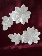 Vintage applicatie bloem, roomwit, zgan., Hobby en Vrije tijd, Verzenden, Zo goed als nieuw, Overige applicaties