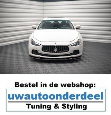 Maxton Design Voor Maserati Ghibli Mk3 Spoiler Voorspoiler L beschikbaar voor biedingen