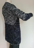 "MARINELLO" Zwart harig gemêleerd vest. Mt. S, Zwart, Ophalen of Verzenden, Zo goed als nieuw, Maat 36 (S)