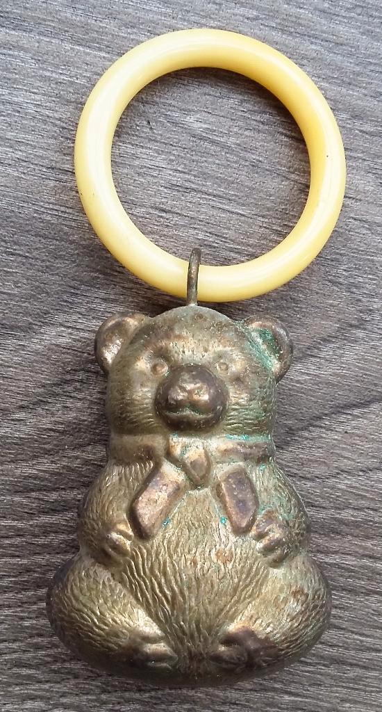 Om 1950 - 1960 BEER Kinderrammelaar Baby Kind Rammelaar, Antiek en Kunst, Curiosa en Brocante, Ophalen of Verzenden