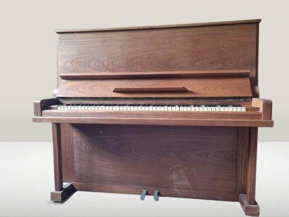 Piano H. Knauss Söhne, kamerpiano, buffetpiano, Muziek en Instrumenten, Piano's, Gebruikt, Piano, Bruin, Ophalen