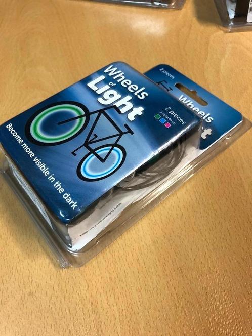 Wheels of Light wielverlichting voor beide wielen, Fietsen en Brommers, Fietsaccessoires | Fietsverlichting, Verlichtingsset, Nieuw