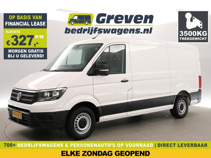 Volkswagen Crafter 35 2.0 TDI 177PK L3H2 | 3500kg Trekgew. |, Auto's, Bestelauto's, Bedrijf, Te koop, ABS, Airbags, Airconditioning