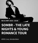 2x sombr tickets 2 maart AFAS Live, Tickets en Kaartjes, Twee personen, Maart