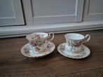 Royal Albert Moss Rose Kop en Schotel Set, Huis en Inrichting, Keuken | Servies, Ophalen of Verzenden, Zo goed als nieuw, Overige stijlen