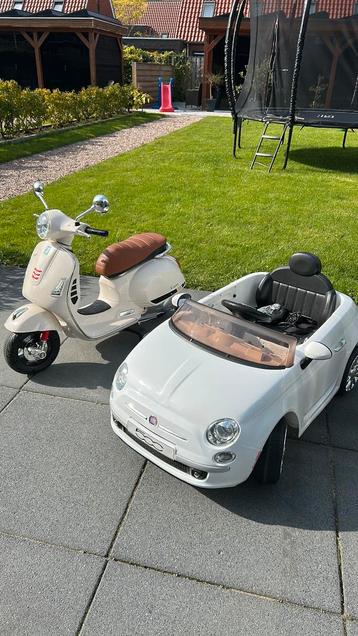 SUPERAANBIEDING!Fiat 500+Vespa elektrische kinder voertuigen beschikbaar voor biedingen