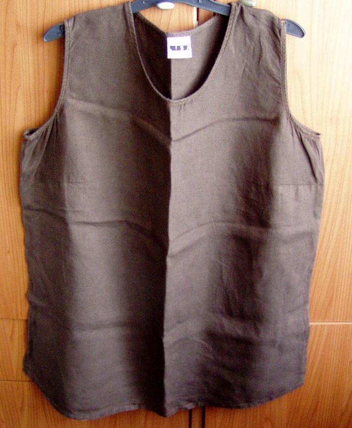 Prachtige Lisa Marlen blouse top, 100% linnen, maat 46, Kleding | Dames, Blouses en Tunieken, Zo goed als nieuw, Maat 46/48 (XL) of groter