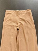 i307 Nieuw: Mos Mosh maat 42=L katoenen wijde broek beige, MOS MOSH, Beige, Maat 42/44 (L), Nieuw