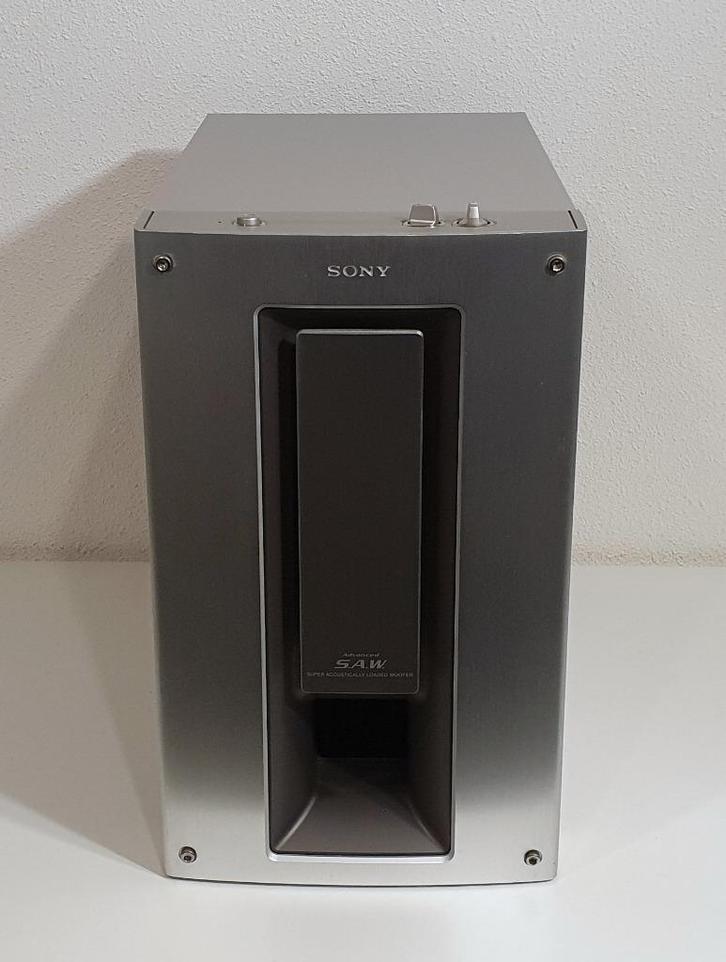Actieve subwoofer - Sony SA-WMS7 - 8" (140W), Audio, Tv en Foto, Luidsprekers, Gebruikt, Subwoofer, 120 watt of meer, Sony, Ophalen