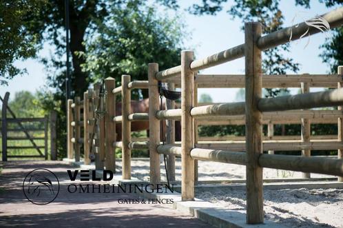 Omheining type Majoor, Hekwerk, Afrastering, Hout, Dieren en Toebehoren, Stalling en Weidegang, Opfok, Stalling, Weidegang, Toebehoren