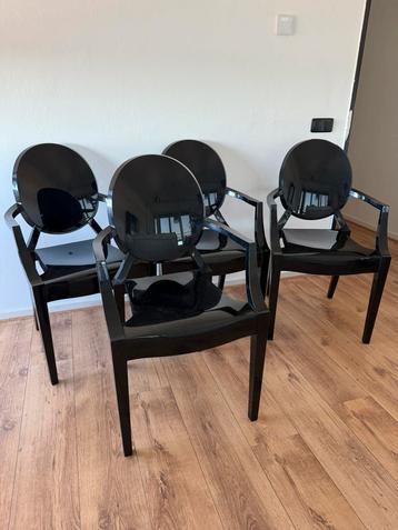 Kartell Louis Ghost Stoelen Philippe Starck  beschikbaar voor biedingen
