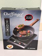 NIEUW Cheffinger CF-IND2000 1-pits inductie kookplaat 2000W, Witgoed en Apparatuur, Kookplaten, Nieuw, 3 kookzones of minder, Ophalen of Verzenden
