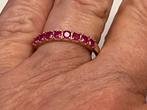 Gouden ring natuurlijke Robijn, Sieraden, Tassen en Uiterlijk, Ringen, 18 tot 19, Verzenden, Zo goed als nieuw, Met edelsteen