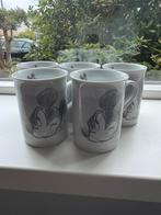 Disney Mickey Mouse koffie mokken 5 stuks, Huis en Inrichting, Ophalen, Zo goed als nieuw, Overige stijlen, Kop(pen) en/of Schotel(s)