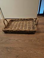 Rieten dienblad., Huis en Inrichting, Ophalen, Zo goed als nieuw, Rechthoekig, Riet
