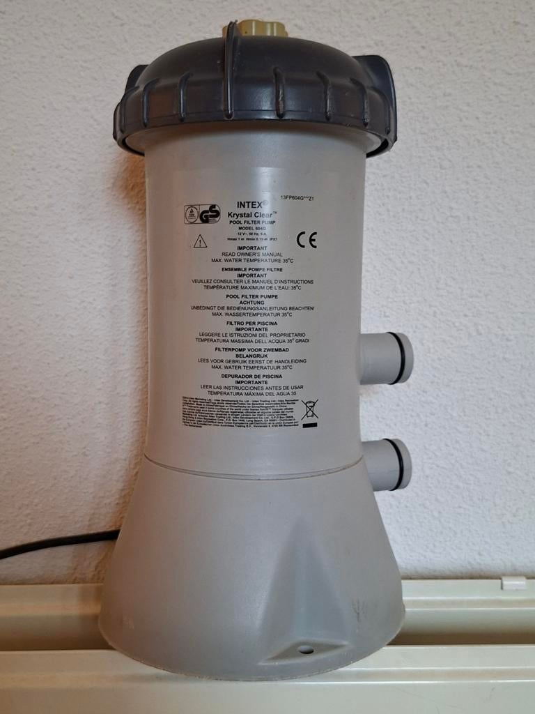 INTEX Krystal Clear Filterpomp, Tuin en Terras, Zwembad-toebehoren, Ophalen of Verzenden, Gebruikt