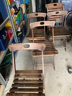 houten klapstoeltjes, Ophalen, Gebruikt, Overige kleuren, Vier
