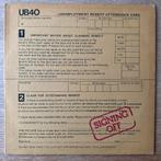 UB40 Sing Off LP Vinyl 1980 Italy Reggae Dub, Ophalen of Verzenden, Gebruikt, 12 inch, Overige soorten