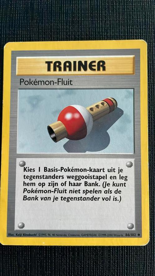 Pokemon Fluit Flute Base 86/102, Hobby en Vrije tijd, Verzamelkaartspellen | Pokémon, Zo goed als nieuw, Losse kaart, Ophalen of Verzenden