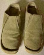 Beige, suede instappers / moccasins, schoenen; maat 38, Ophalen of Verzenden, Gedragen, Instappers, Beige