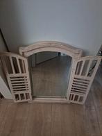 Mooie grote spiegel met luikjes nieuw, Ophalen, Nieuw