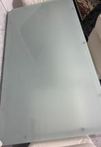 Eettafel metaalen en glazen, Doe-het-zelf en Verbouw, Platen en Panelen, Ophalen, Zo goed als nieuw