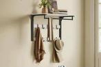 Industriële look kapstok met haken  en hoedenplank, Nieuw, Minder dan 100 cm, Metaal, Ophalen
