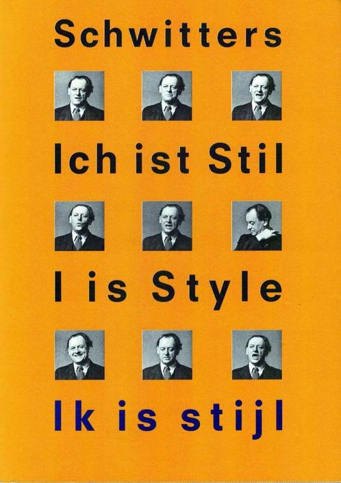 Kurt Schwitters, Ik is stijl. Ich ist Stil. I is Style., Boeken, Kunst en Cultuur | Beeldend, Zo goed als nieuw, Schilder- en Tekenkunst