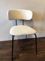 Boucle stoel wit, Huis en Inrichting, Ophalen, Wit, Zo goed als nieuw, Stof