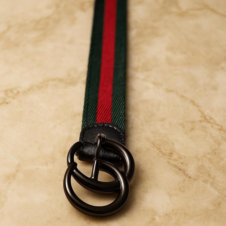 Gucci Riem - Stijlvol Accessoire, Kleding | Heren, Riemen en Ceinturen, Zo goed als nieuw, Riem of Ceintuur, 95 tot 105 cm, Zwart