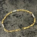 14 karaat gouden armband monte Carlo massief, Sieraden, Tassen en Uiterlijk, Ophalen of Verzenden