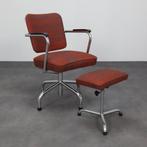Office Chair with Ottoman by Paul Schuitema for Fana, 1960s, Ophalen, Gebruikt, Bureaustoel