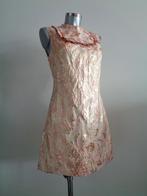 SANDRO roze - gouden jurk, mini dress, maat 2, Nieuw, Sandro, Verzenden, Nieuw