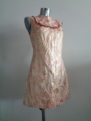 SANDRO roze - gouden jurk, mini dress, maat 2, Nieuw beschikbaar voor biedingen