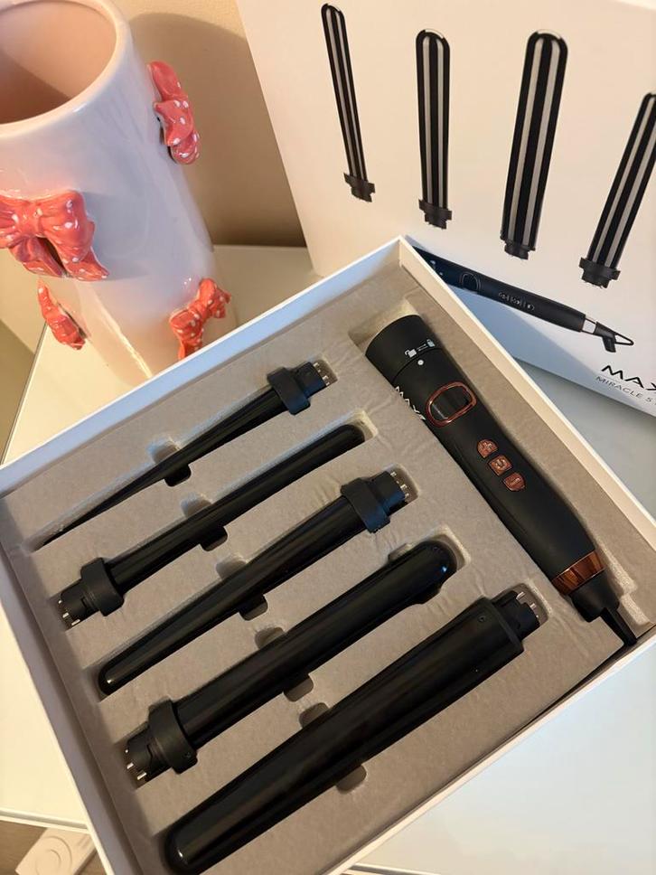 MAXPRO Miracle 5-in-1 Krultang Set, Witgoed en Apparatuur, Persoonlijke-verzorgingsapparatuur, Zo goed als nieuw, Haarverzorging