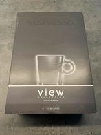 Set Nespresso View koffiekopjes, Glas, Overige stijlen, Kop(pen) en/of Schotel(s), Ophalen of Verzenden