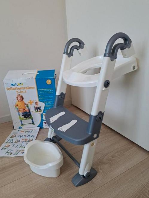 Kidskit 3-in-1 WC Verkleiner met Trapje, Kinderen en Baby's, Overige Kinderen en Baby's, Zo goed als nieuw, Ophalen of Verzenden