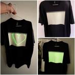 GlowArt T-shirt - Interactief & Lichtgevend!, Maat 38/40 (M), Zwart, Nieuw, Ophalen of Verzenden