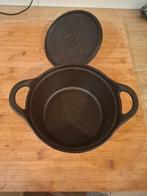 Hackman 20 Gietijzeren Braadpan Dutch Oven gebruikte staat, Gebruikt, Gietijzer, Ophalen of Verzenden, Keramische plaat