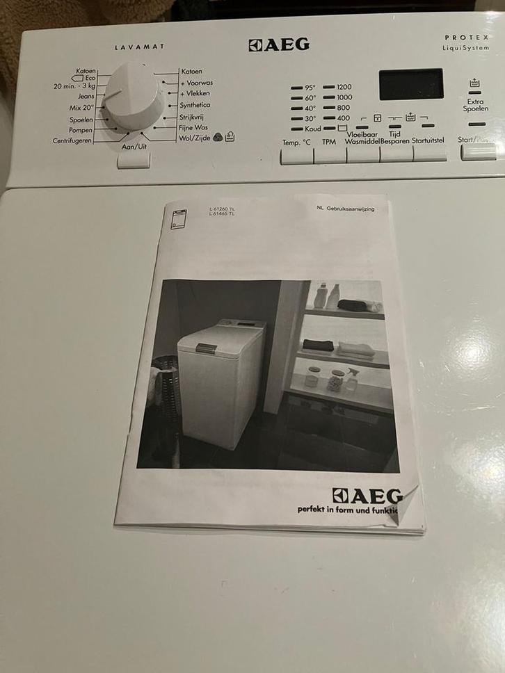 AEG Lavamat Wasmachine - Bovenlader, Witgoed en Apparatuur, Wasmachines, Gebruikt, Bovenlader, 4 tot 6 kg, 85 tot 90 cm, 1200 tot 1600 toeren