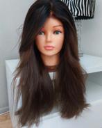 Raw Hair HD lace wig bruin pruik echt haar Mibella hair, Ophalen of Verzenden, Nieuw, Pruik of Haarverlenging