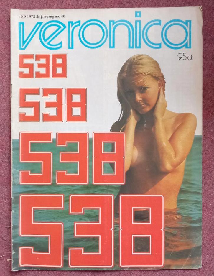 Radio Veronica Magazine 1972 - Week 40, Boeken, Tijdschriften en Kranten, Gelezen, Muziek, Film of Tv, Ophalen of Verzenden