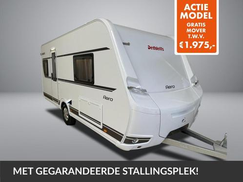 Dethleffs Aero 470 FR rondzit / frans bed, Caravans en Kamperen, Caravans, Bedrijf, tot en met 4, Rondzit, Dethleffs, Overige