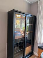 Prachtige WOOOD kast, Huis en Inrichting, Ophalen, 100 tot 150 cm, Glas, 150 tot 200 cm