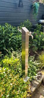 Tuin waterkraan RVS, Tuin en Terras, Waterpartijen en Fonteinen, Ophalen, Zo goed als nieuw, Rvs, Overige typen