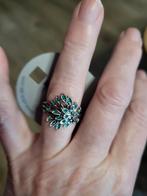 Zilverkleurige ring maat 18, Sieraden, Tassen en Uiterlijk, Ringen, 18 tot 19, Ophalen of Verzenden, Zo goed als nieuw, Dame